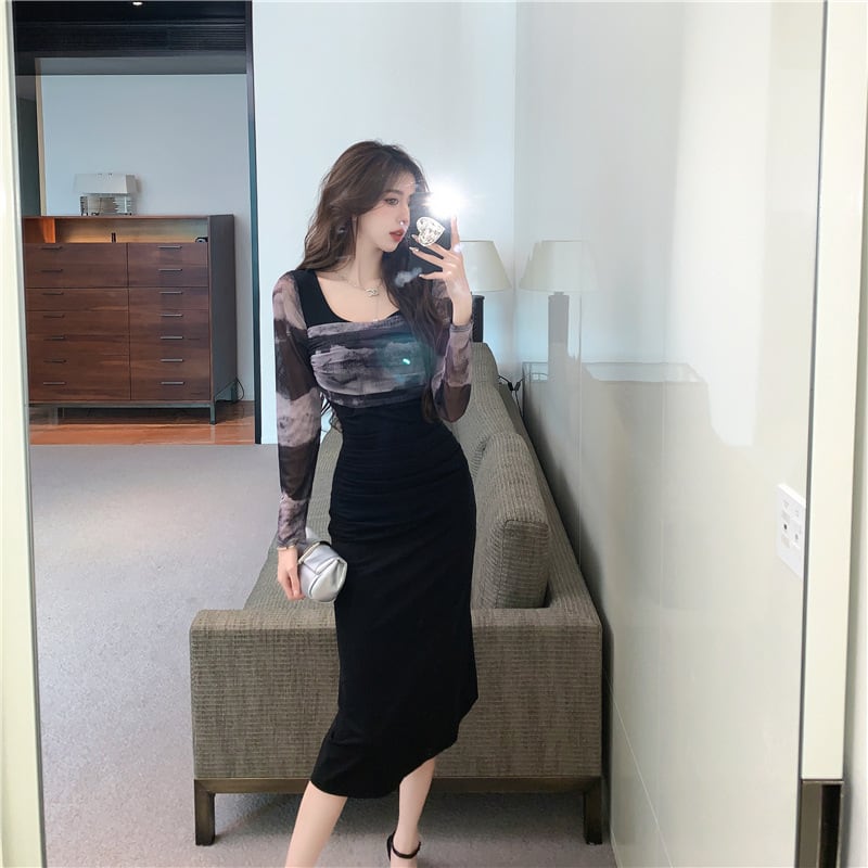 【dress】チュールワンピース　M20982
