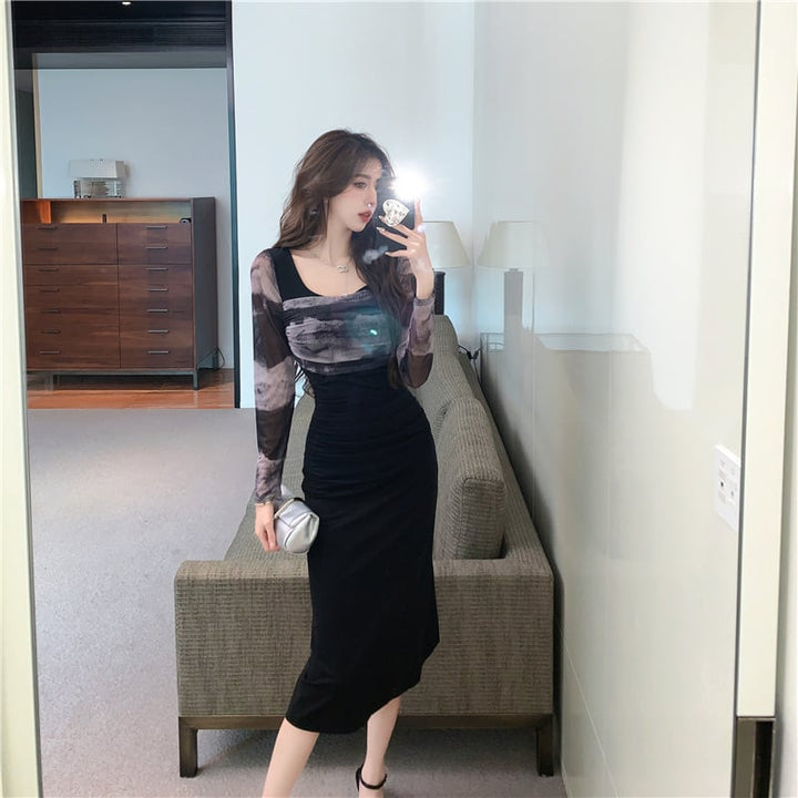 【dress】チュールワンピース　M20982