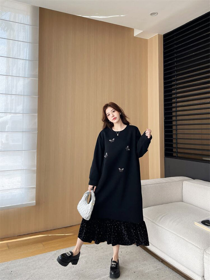 【dress】ビジューカジュアルワンピース　M28937
