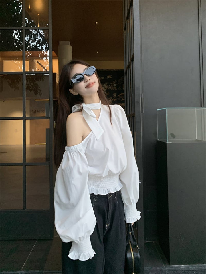 【tops】オフショルダートップス　M25543