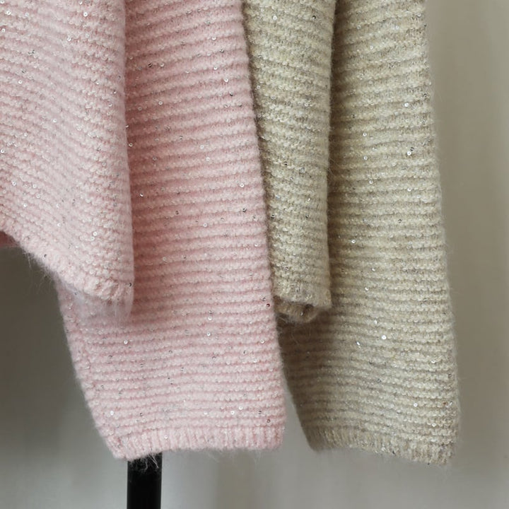【tops】キラキラニットセーター　M25371