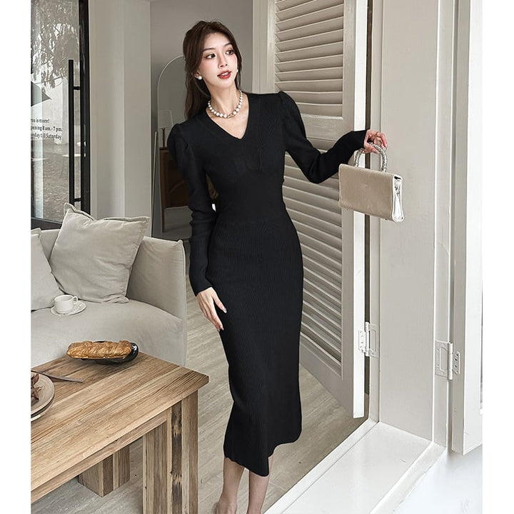 【dress】ニットワンピース　M26036
