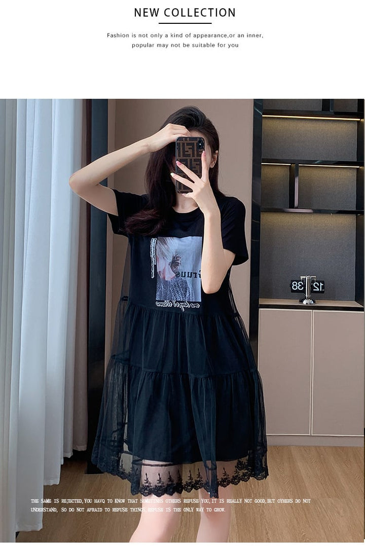 【dress】人気を独占中 切り替えカジュアルワンピース　M16957
