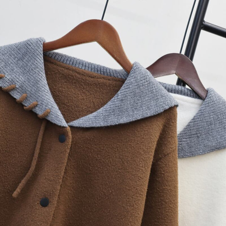 【outer】Vネックニットカーディガン Q7259
