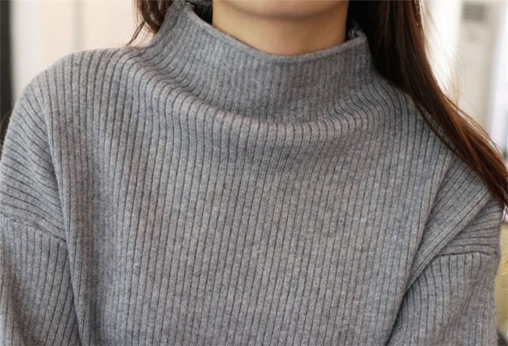 【tops】ランタンスリーブニットセーター　M17702