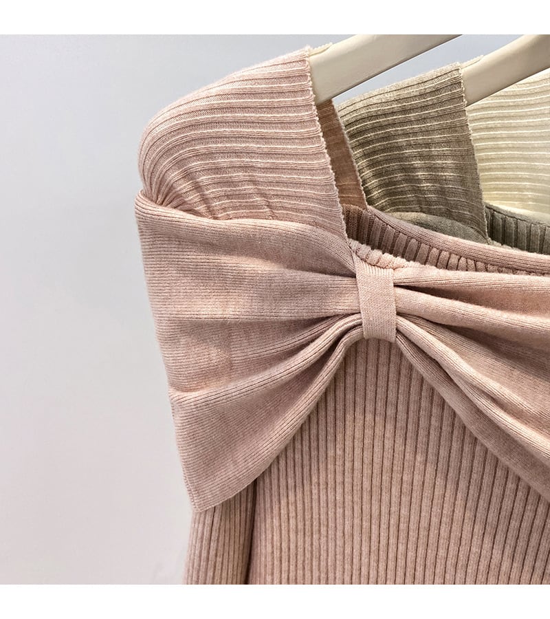 【tops】ニットトップス　M27565