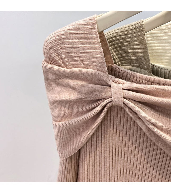 【tops】ニットトップス　M27565