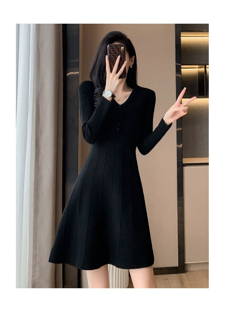 【dress】ニットワンピース　M21353