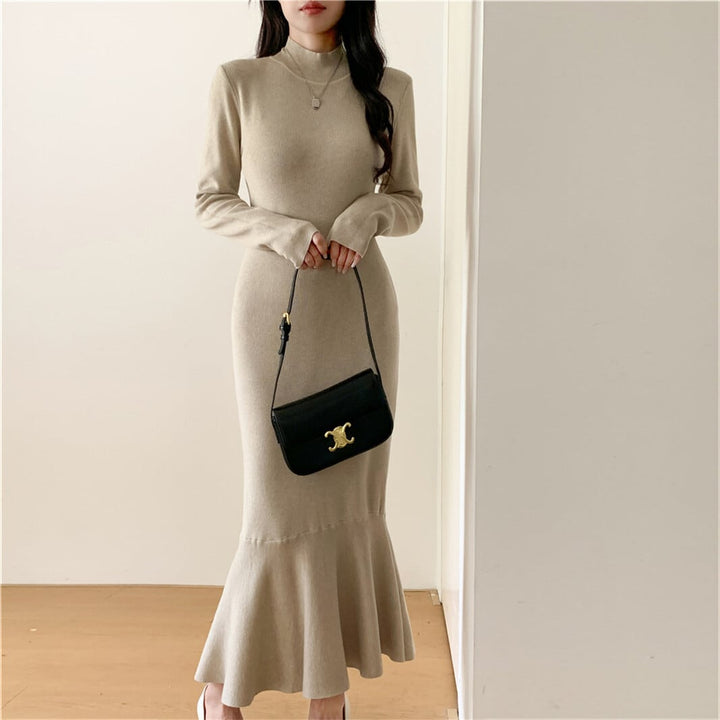 【dress】マーメイドニットワンピース　M26996