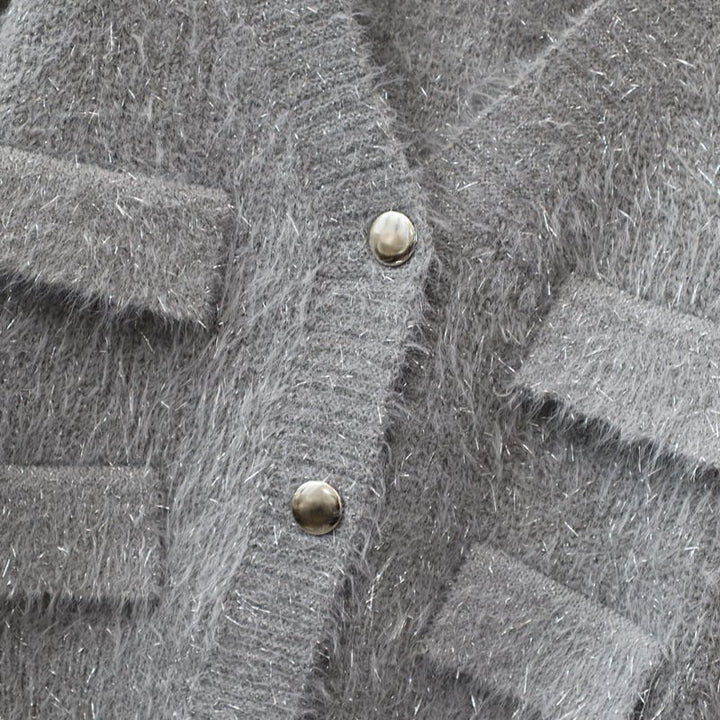 【outer】Vネックニットカーデ　M26566