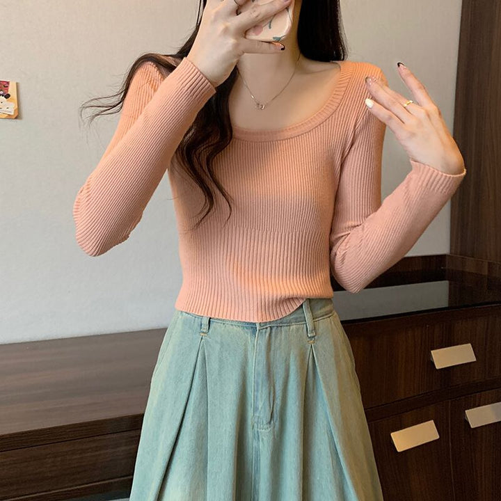 【tops】ニットトップス　M18835