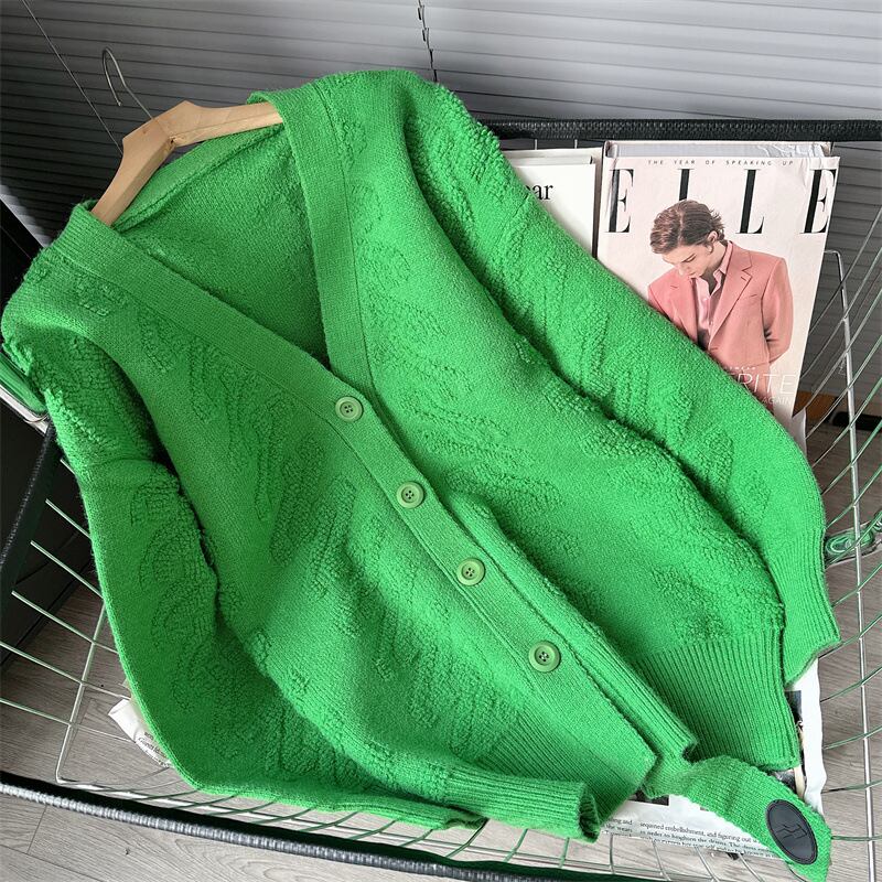【outer】ニットカーデ　M18551