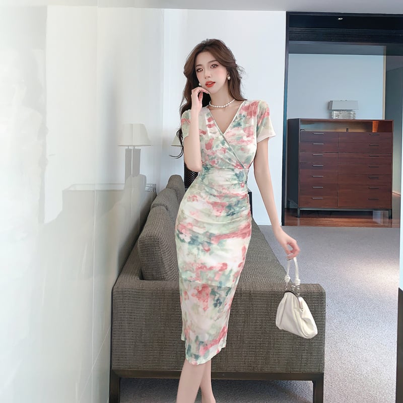 【dress】美感いっぱい✿ ✿エレガントデートワンピース　M17445