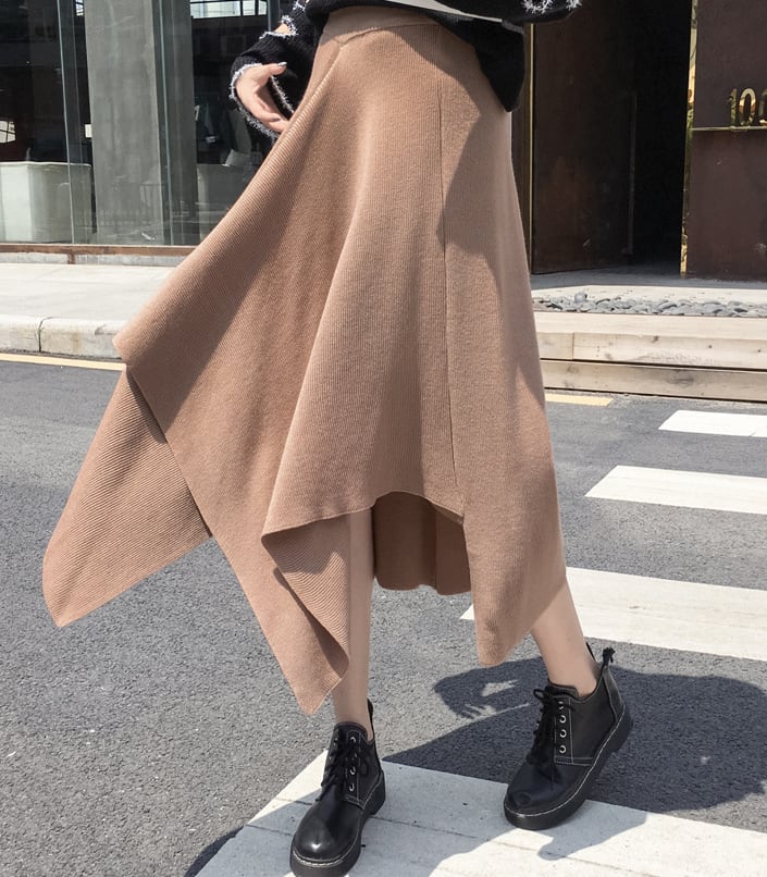【bottoms】ニットスカート　M25705