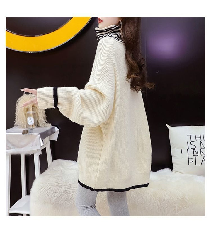 【tops】ハイネックニットセーター　M29160