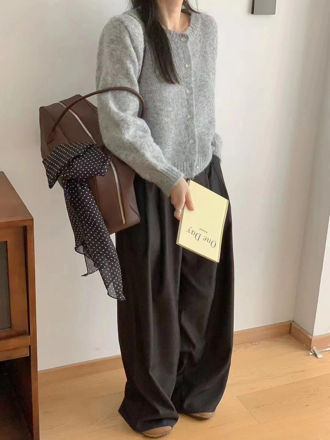 【outer】ニットカーデ　M26756
