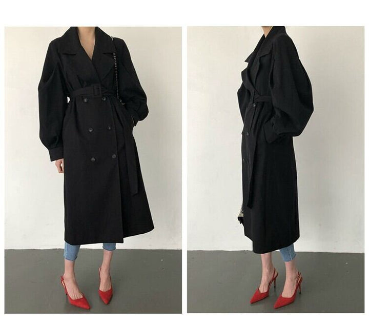 【outer】Vネックトレンチコート　M27445