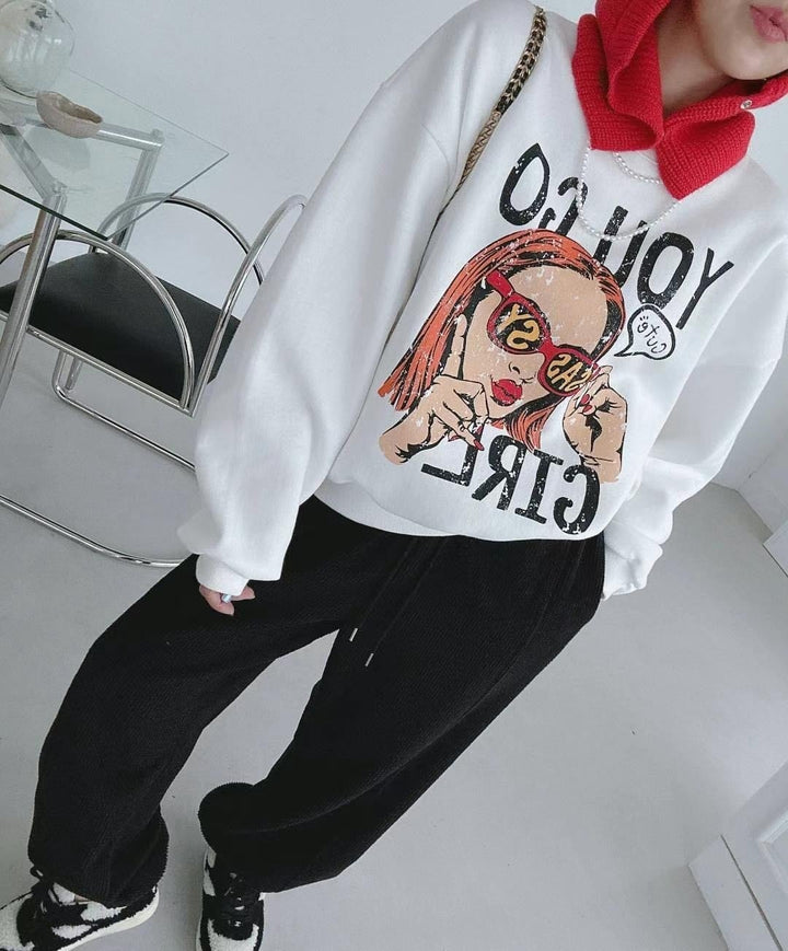 【tops】プリントプルオーバー　M27096