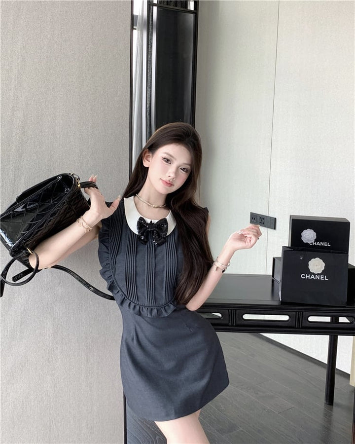 【dress】リボン付きワンピース　M24190