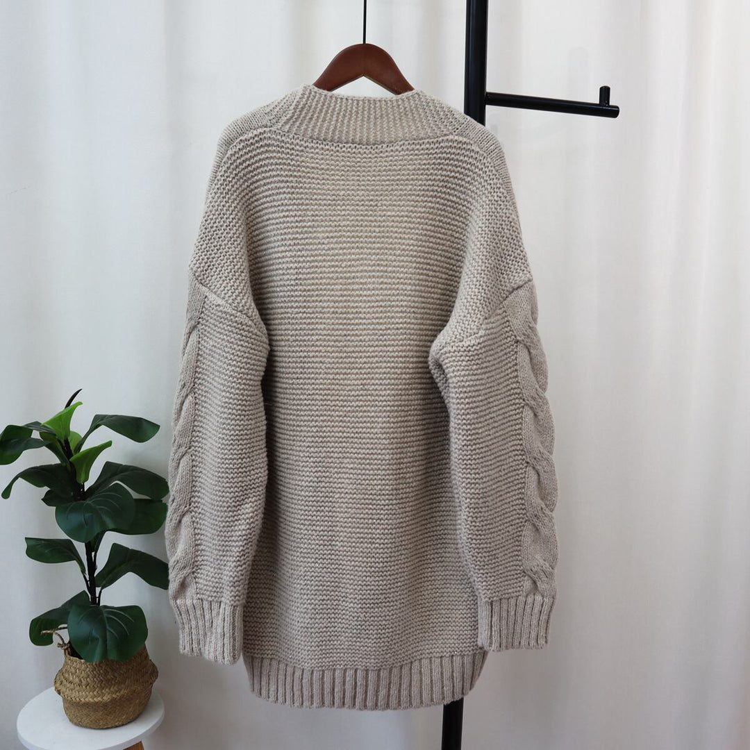 【outerVネックニットカーデ　M18540