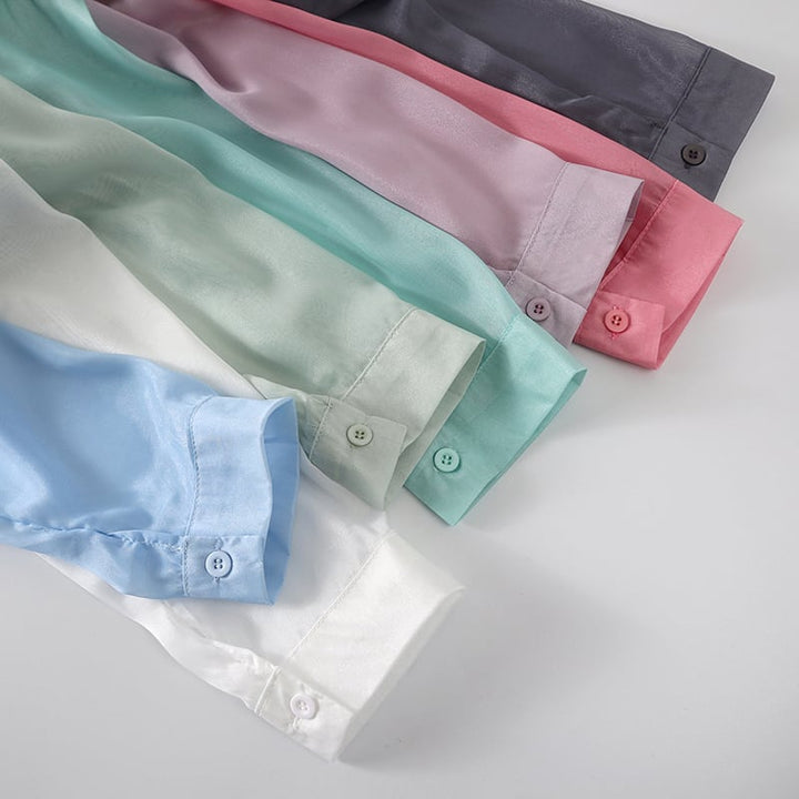 【tops】紫外線対策シャツトップス　M24689