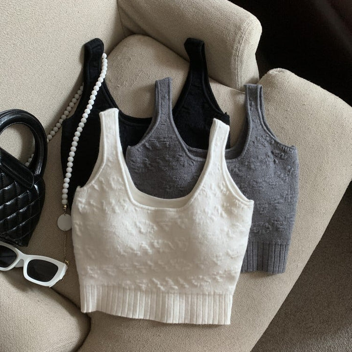 【tops】ニットキャミソール　M25469