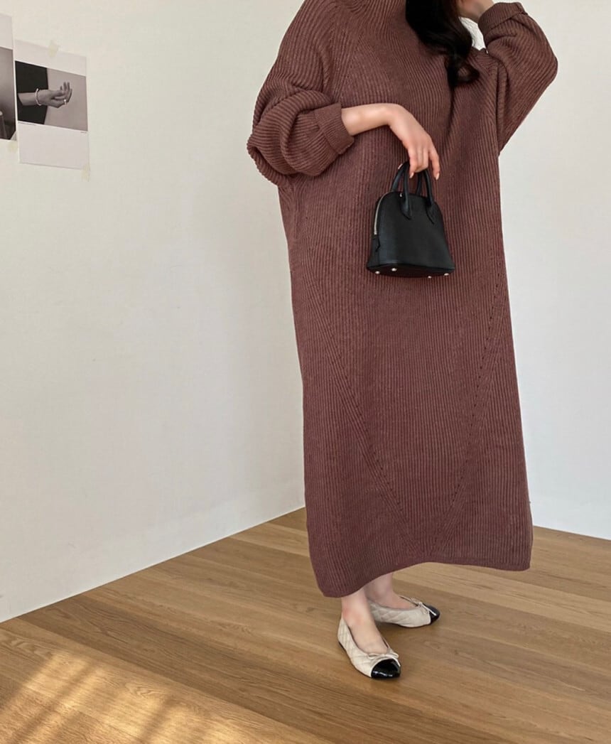 【dress】ニットワンピース　M26673
