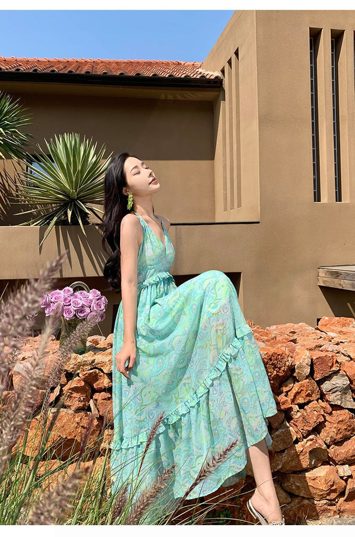【dress】プリントワンピース　M22276