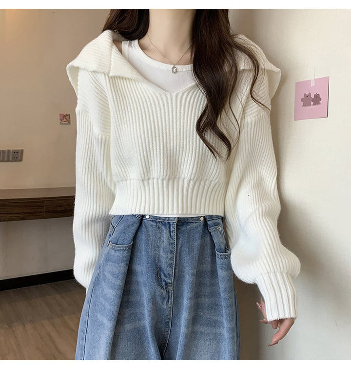 【set】ニットプルオーバーアンサンブル　 M17857