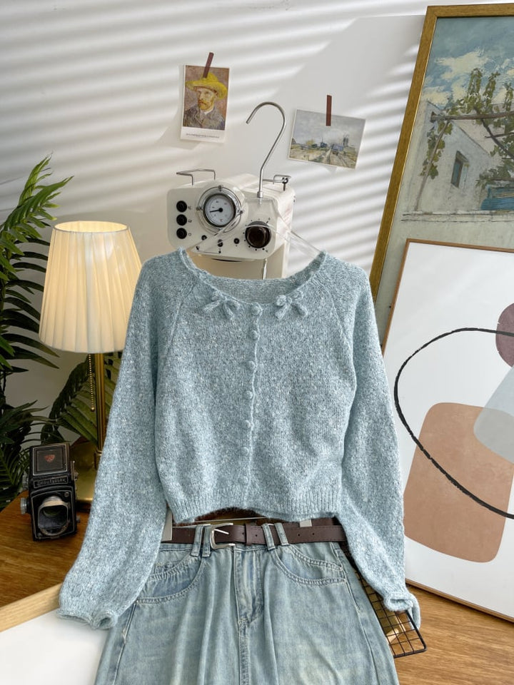 【outer】ニットカーデ　M25537