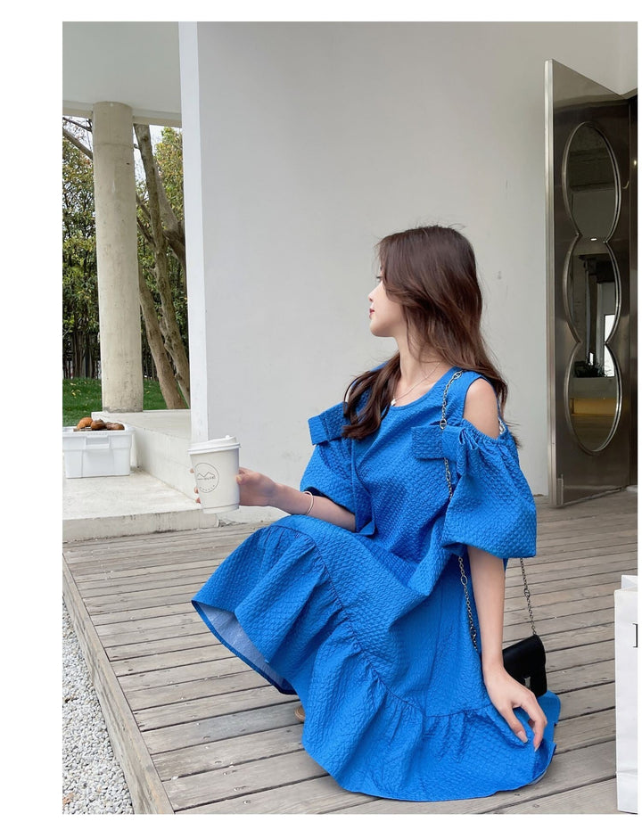 【dress】オフショルダーワンピース　M24571