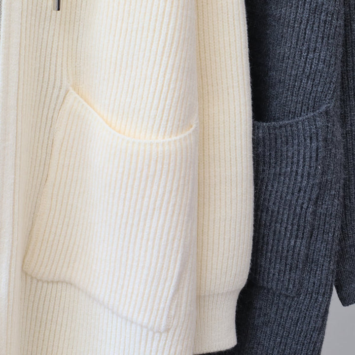【outer】ロング丈ニットカーデ　M18347