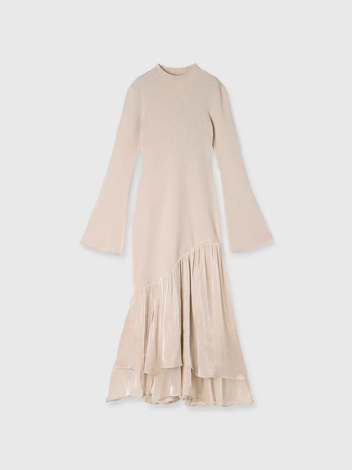【dress】ドッキングニットワンピース　N2894
