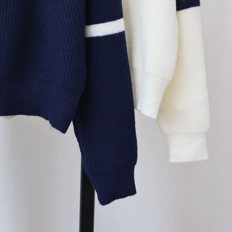 【tops】ファスナーニットセーター　M27887