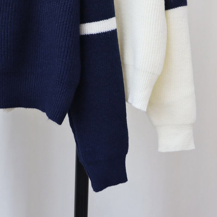 【tops】ファスナーニットセーター　M27887