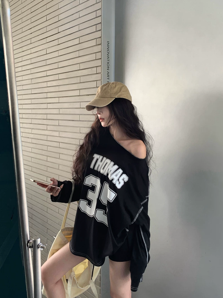 【tops】オーバーサイズTシャツ Q8622
