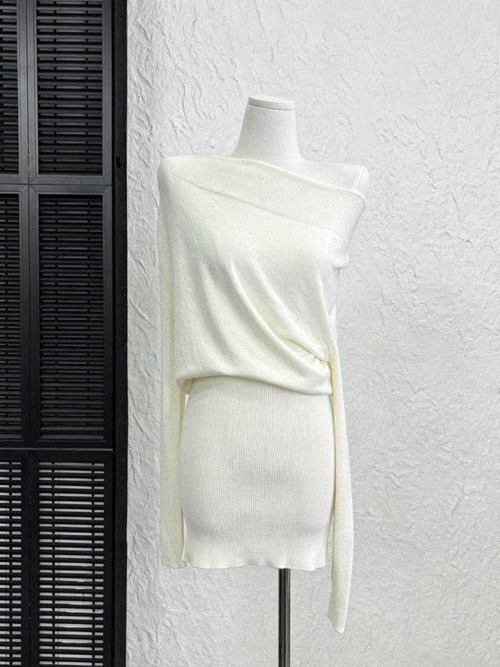 【dress】ワンショルダータイトワンピース Q9300