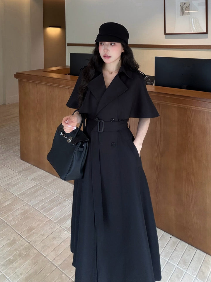 【outer】2色展開ロングコート Q9068