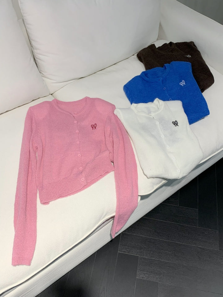 【outer】4色展開ニットカーディガン Q9281