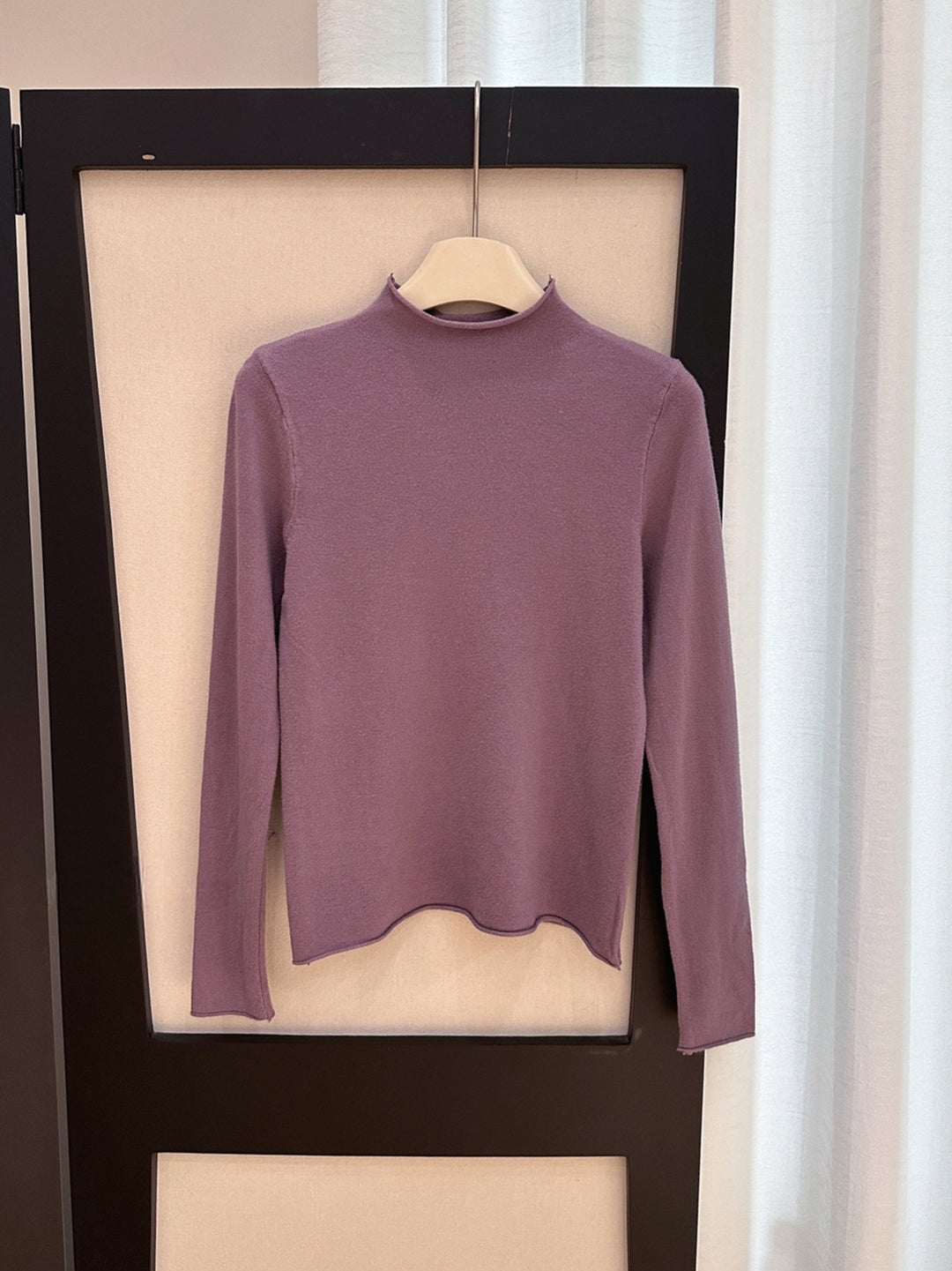 【set】ベルベットロングワンピース×ハイネックトップスセット Q9244
