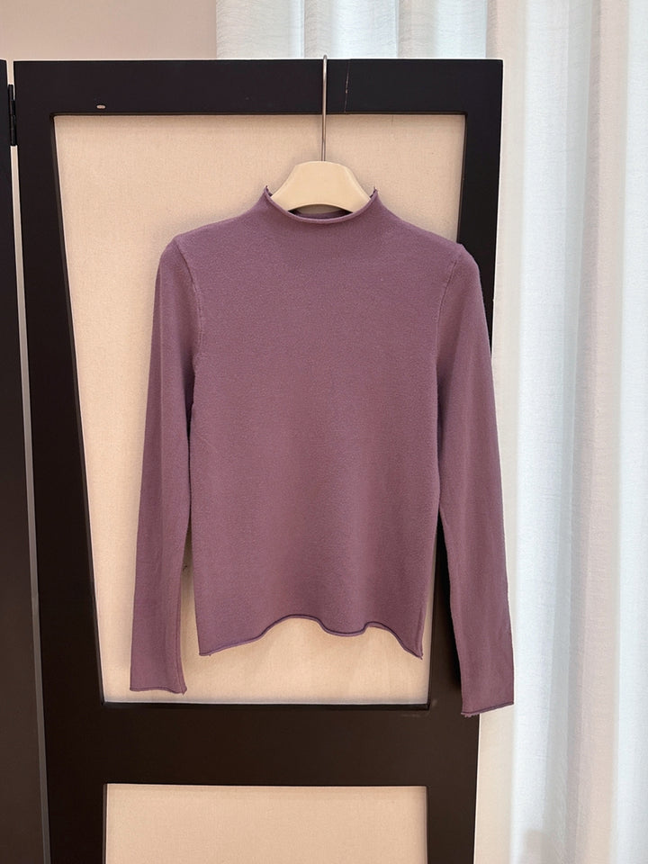 【set】ベルベットロングワンピース×ハイネックトップスセット Q9244