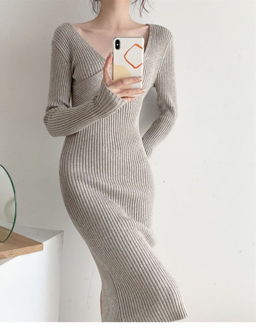 【dress】ニットワンピース　M19036