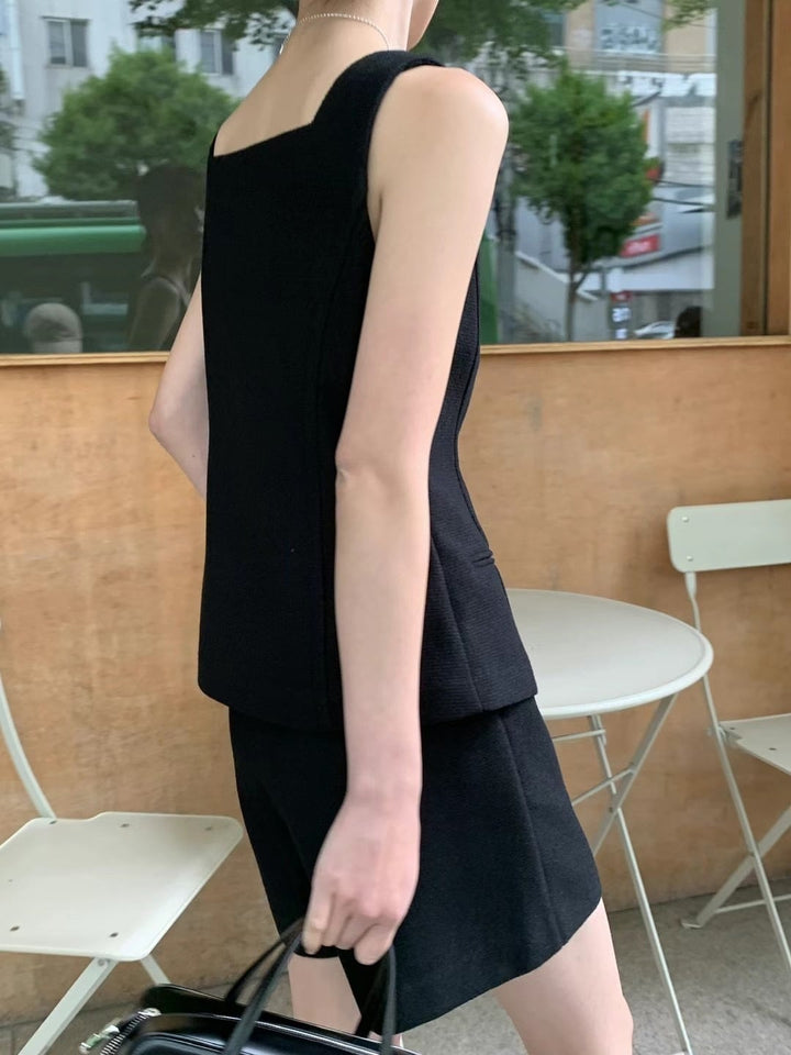 【set】ベスト×ショートパンツセット　M24987