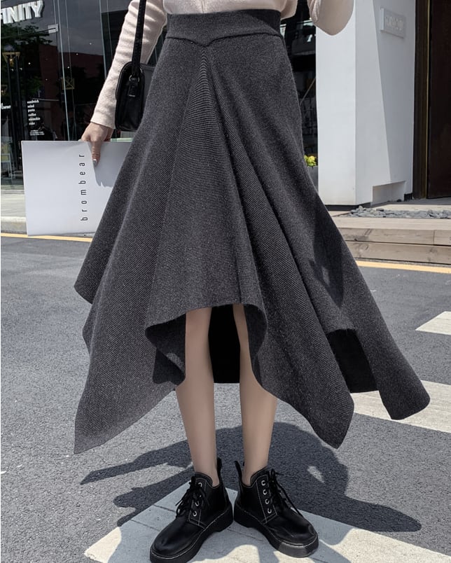 【bottoms】ニットスカート　M25705