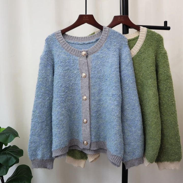 【outer】ニットカーデ　M25394