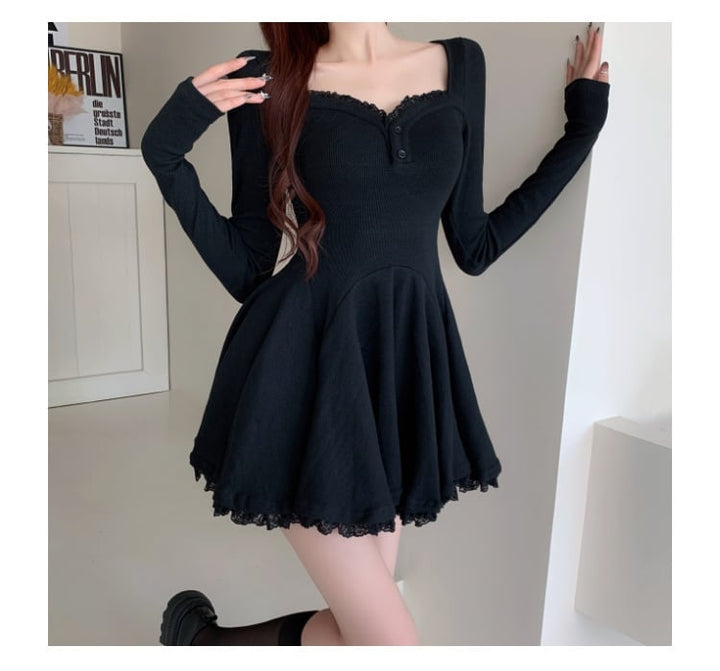 【dress】ニットワンピース　M27103