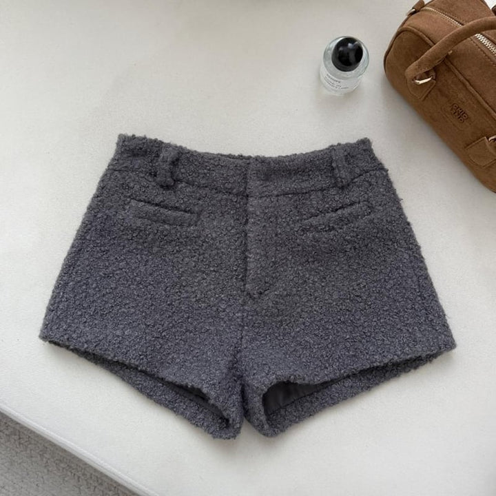 【bottoms】ラシャショートパンツ Q7797