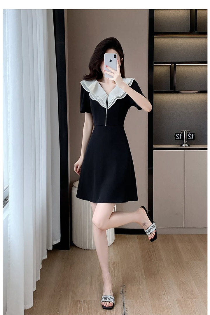 【dress】フリルデートワンピース　M24563