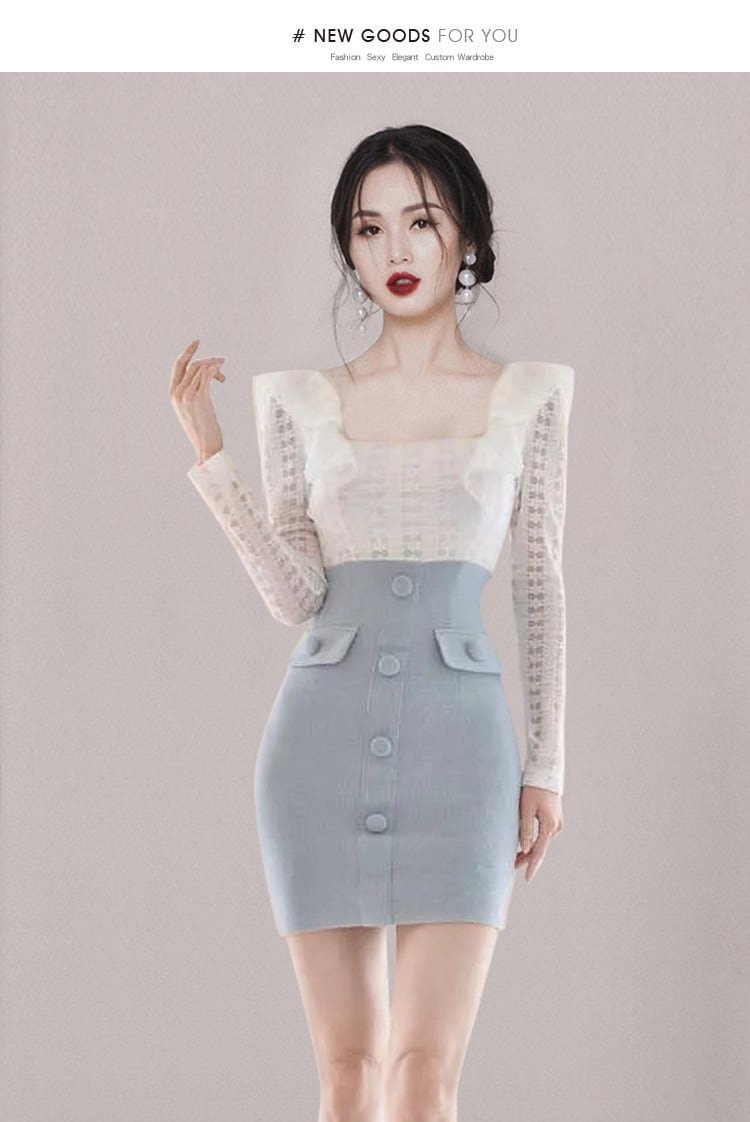 【dress】知的で品の良い♡エレガントデートワンピース　M17609
