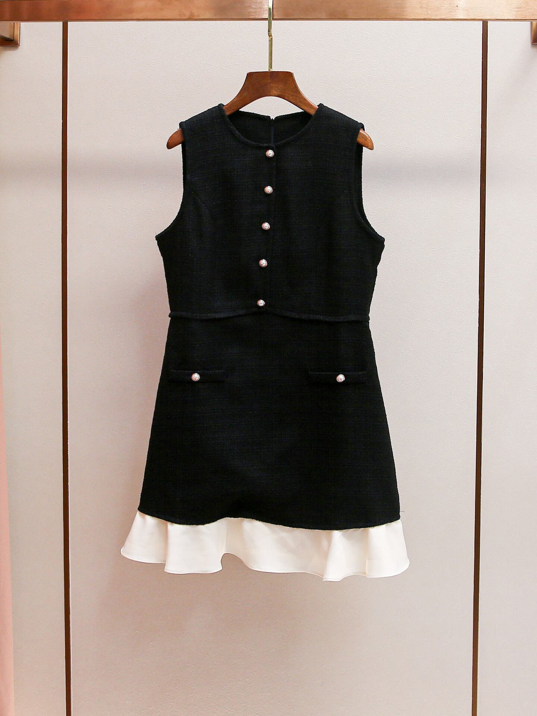 【dress】ドッキングツイードミニワンピース　N3008